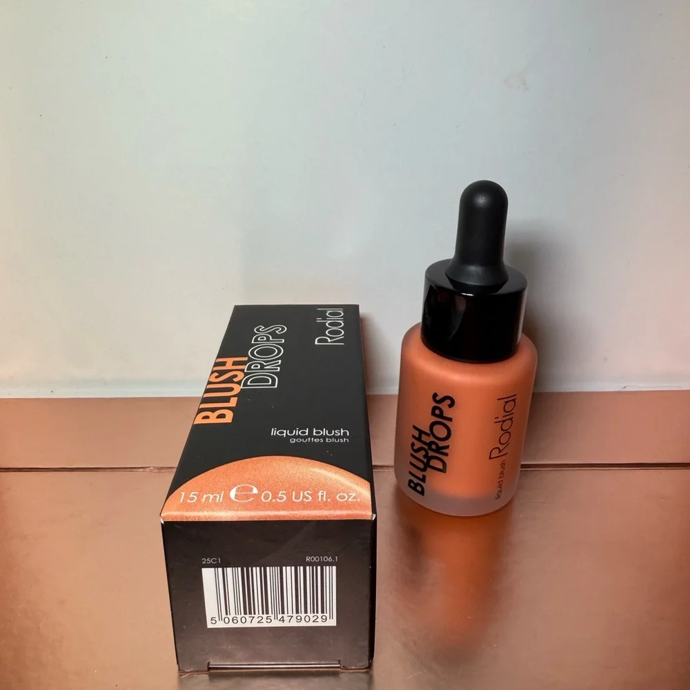 RODIAL Blush Drops Liquid Blush $55 MSRP *Apricot Sorbet* Full Size! BNIB!